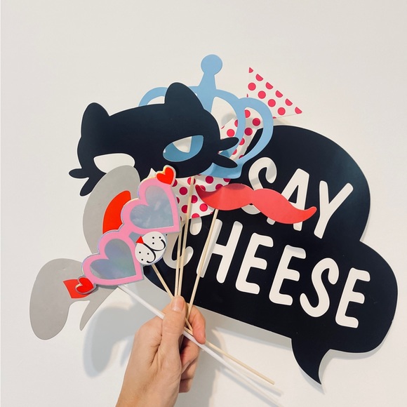 NEW| Kid's Party Decor, Fun Photo Booth Props for Kids, Party Decor - Picture 3 of 3